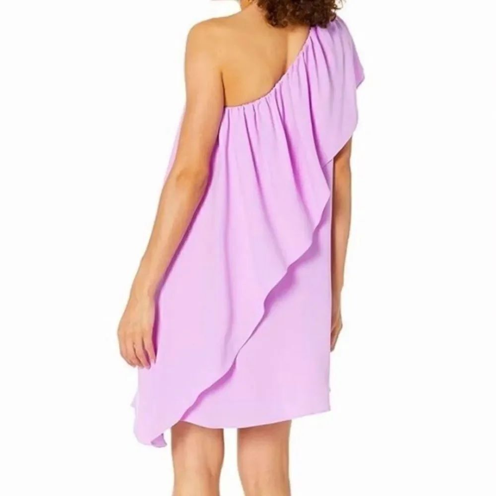 Trina Turk One Shoulder Ruffled Satisfied Mini Dress - Picture 2 of 7